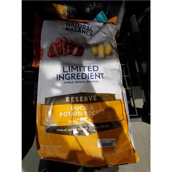 Natural Balance Limited Ingredient Duck & Potato Dog Kibble  22Lbs
