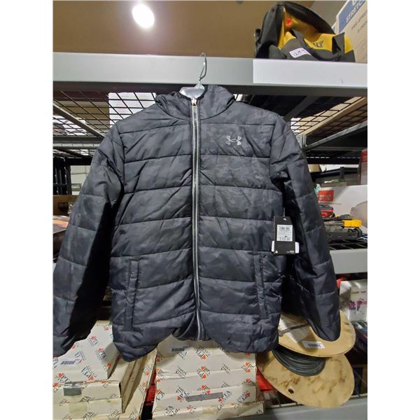 Under Armour Reversible Camo/Black Fleece Winter Jacket - YOUTH MEDIUM