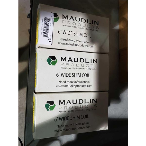 Lot of 3- 6" wide Shim Coils