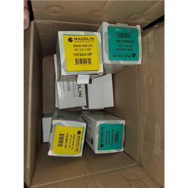 Assorted Lot of Brass & Steel Shim Coils