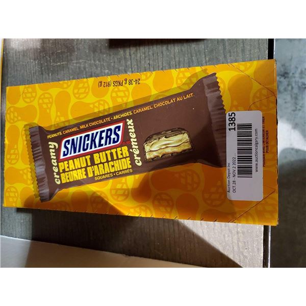 Creamy Snickers Peanut Butter Candy Bars (24 x 38g