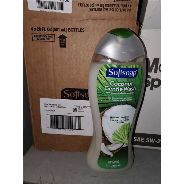 SoftSoap Coconut Gentle Wash (4 x 591ml)