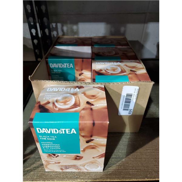 David's Tea Black Tea - Vanilla Cappuccino 6x12 Tea Bags