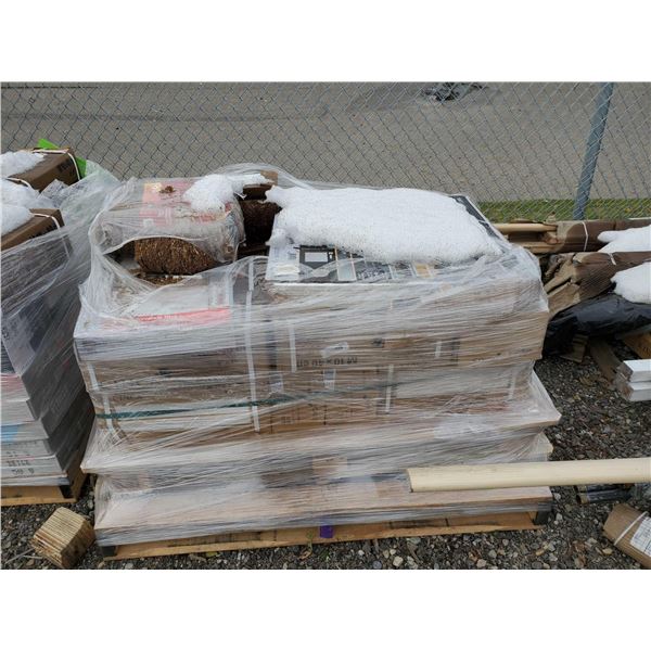 Pallet lot of Assorted Ceramic Tiles - Some Damage as seen in photos