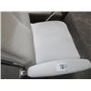Image 2 : White Leather Office Armchair (Some Wear)