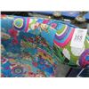 Image 2 : Contemporary Wingback Fabric Armchair