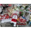 Image 1 : Shelf Lot of Holiday Décor w/Cookies For Santa Plate