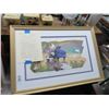 Image 1 : Framed 12/25 Artist Aultount "French Notes" - 34" x 23"