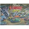 Image 2 : Framed Signed & Numbered Print "Bumper Cars" by Aultount 55/475 - 42" x 35"