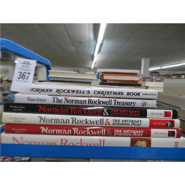 Norman Rockwell Hard Cover Books (6)