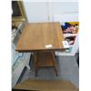 Image 1 : Tiger Oak Spun Leg Table