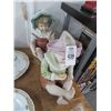Image 1 : Painted Ceramic Boy And Girl Figurine (2)