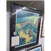 Image 1 : Framed 256/300 Artist Miwall Young "Piano Bar" Print - 53" x 42"