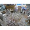 Image 2 : Lot of Art Glass Stemware And Punch Bowl