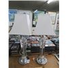 Image 1 : Art Glass Table Lamps (2)