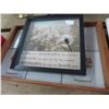 Image 3 : Framed Shadow Box Wall Art (4), Collector Plates (4)