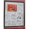 Image 2 : Framed Mickey Mouse Stamp And Disney Décor