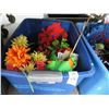 Image 1 : 3-Lot of Stuffed Animals And Holiday Décor - 3 X $