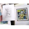 Image 3 : Lot of Unframed Signed & Numbered Prints/Drawings, Framed Hitters Museum