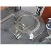 Image 2 : Round Metal Base Glass Top Side Table (2)