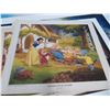 Image 2 : Lot of Unframed Artist Signed Disney Prints (14)