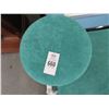 Image 3 : Teal Fabric Chairs w/Swing Arm Stands
