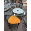 Image 1 : Contemporary High Bar Table w/2 Stools