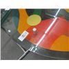 Image 2 : Contemporary Round Glasstop Coffee Table