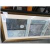 Image 2 : Framed Contemporary Wall Art - 43" x 20"