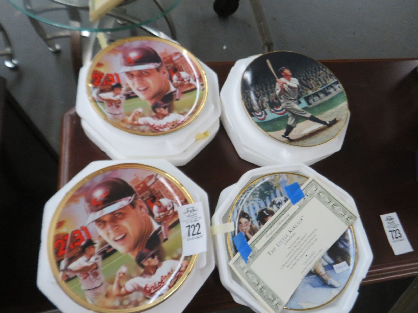 Baseball And Little Rascals Collector Plates (9)