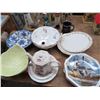 Image 2 : Soup Tourine, Footed Crystal Bowl, Collector Plates & More