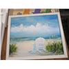 Image 2 : 3-Adirondack Beach Print - Approx. 25" x 14" - 3 X $