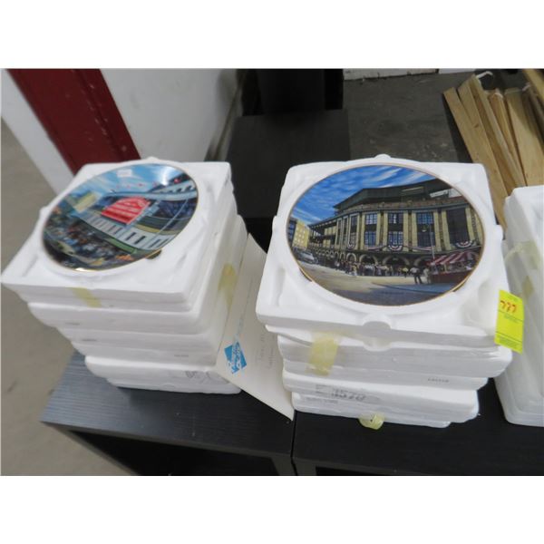 12-Bradford Exchange Baseball Park Collector Plates - 12 X $