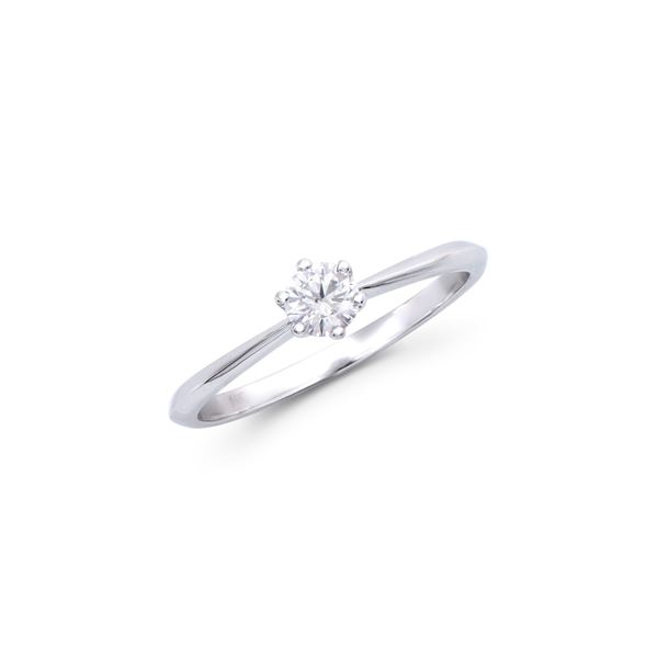 14KT White Gold 0.25ct Diamond Ring