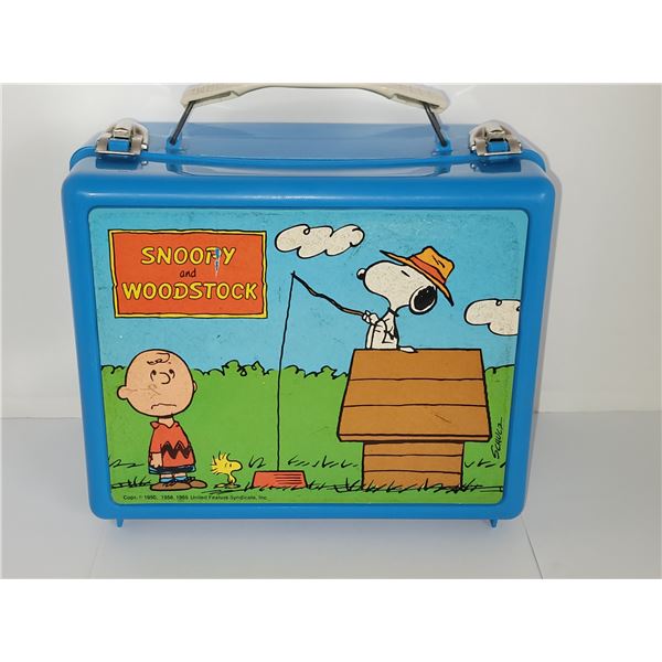 VTG 1965 SNOOPY AND WOODSTOCK LUNCH BOX