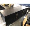 Image 2 : DARK WOOD 3 DOOR SICILY BUFFET 68"W X 20"D X 32.5"H