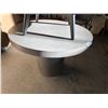 Image 1 : CASSIUS GREY OUTDOOR ROUND PATIO TABLE 47" DIAMETER