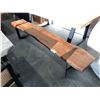 Image 1 : WALNUT LIVE EDGE BENCH 92"