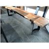 Image 2 : WALNUT LIVE EDGE BENCH 92"