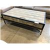 Image 1 : MAKO 2 DRAWER DESIGNER COFFEE TABLE 55" X 31.5"