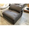 Image 1 : DARK GREY LOUNGER CHAIR 44" X 45"