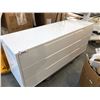 Image 1 : WHITE 6 DRAWER DRESSER 64" X 20"