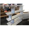 Image 1 : WHITE 5 TIER DESIGNER BOOK SHELF 63" X 63"