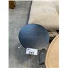 Image 2 : COLO MANGO WOOD WITH ROUGH MARBLE BASE DESIGNER ACCENT TABLE 13" DIAMETER X 20"H