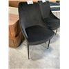 Image 2 : SEDONA BLACK VELVET DINING CHAIR