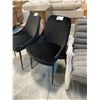 Image 2 : SEDONA BLACK VELVET DINING CHAIR