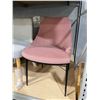 Image 2 : SEDONA PINK FABRIC DINING CHAIR