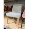 Image 2 : FITCH LIGHT GREY FABRIC DINING CHAIR