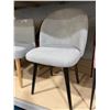 Image 2 : FITCH LIGHT GREY FABRIC DINING CHAIR