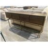 Image 1 : DARK OAK DESIGNER HALLWAY CABINET 71" X 16"